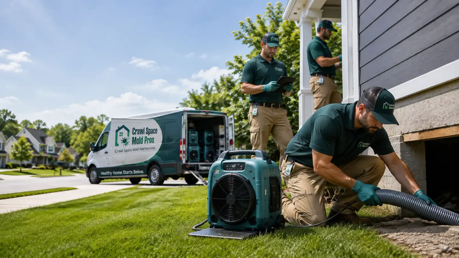 Crawl Space Mold Removal in Vina, CA